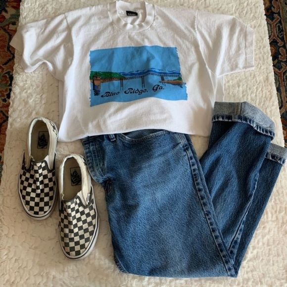 Vintage screen stars T-shirt blue ridge Ga - Picture 8 of 8